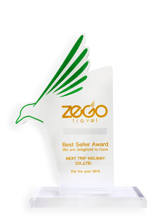 ZEGO travel SILVER Best Seller Award